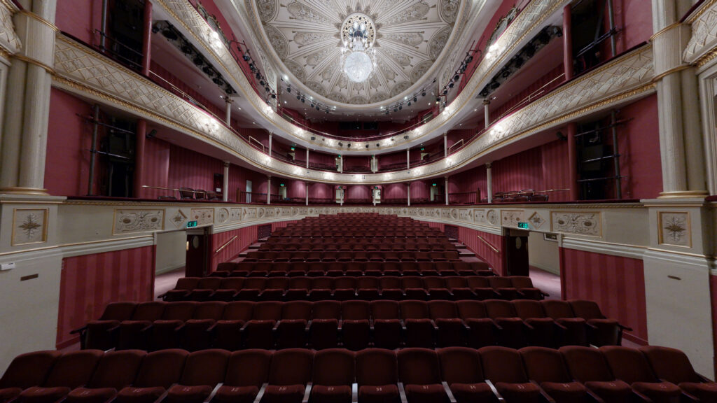 View of the Theatre Royal Bath from the stage