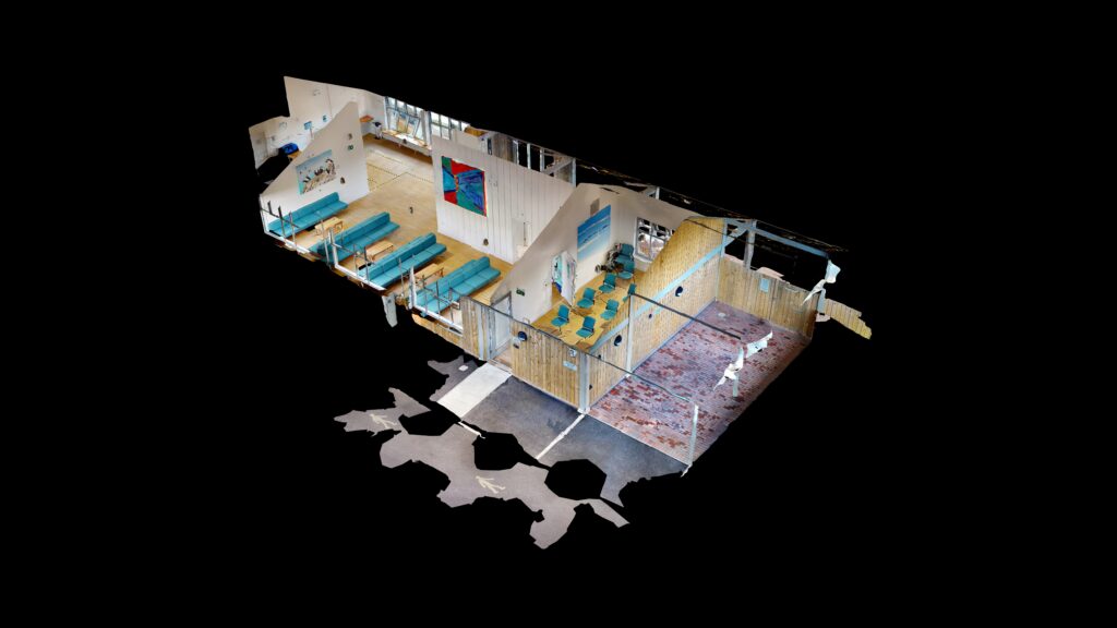 CGI model of Penzance heliport