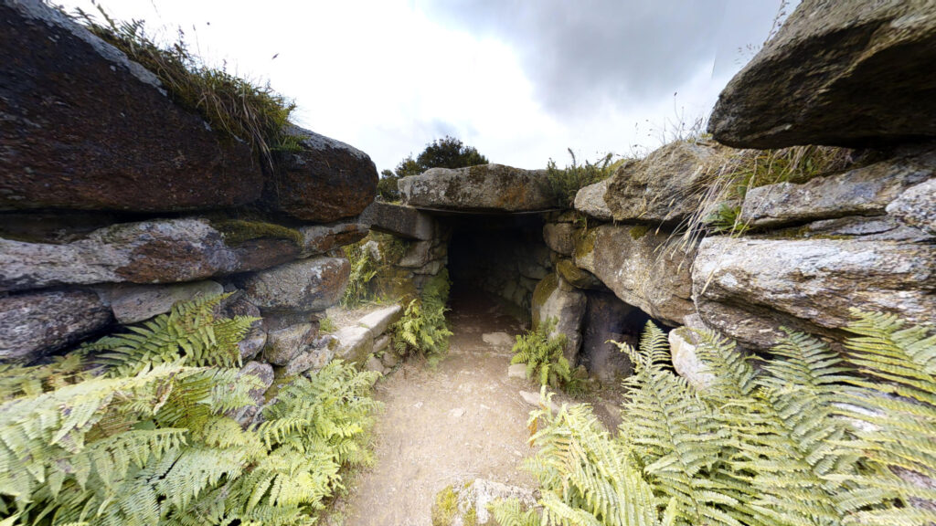 Entrance to the iron-aged settlement.