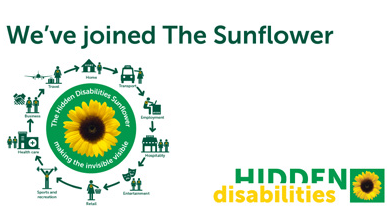 hidden disability sunflower logo